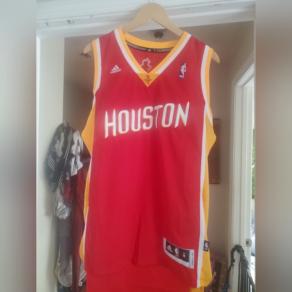 Adidas Houston Basketball Jersey - Men's M